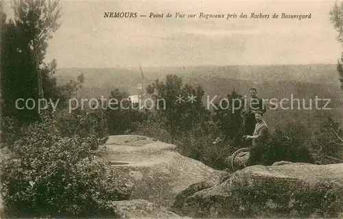 AK / Ansichtskarte Nemours_77 Point de vue sur Bagneux pris des Rochers de Beauregard 