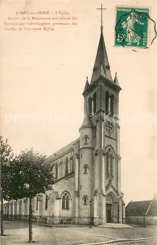 AK / Ansichtskarte Rosny sur Seine Eglise Kirche Rosny sur Seine