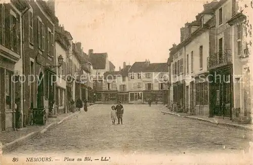AK / Ansichtskarte Nemours_77 Place au Ble 