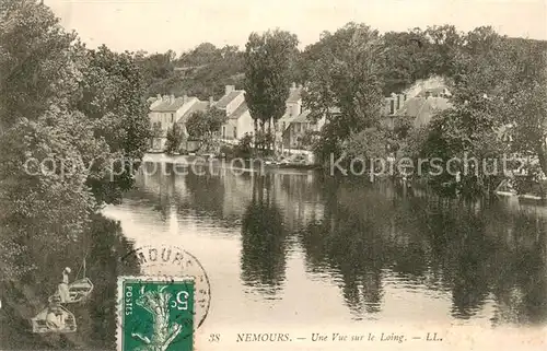 AK / Ansichtskarte Nemours_77 Vue sur le Loing 