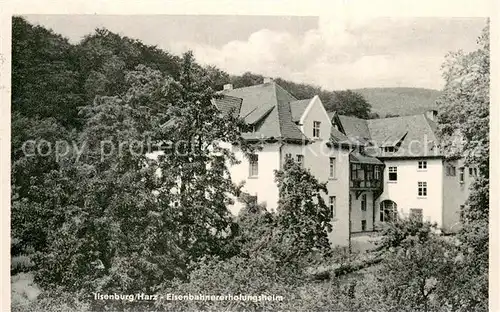 AK / Ansichtskarte Ilsenburg_Harz Eisenbahnererholungsheim Ilsenburg Harz