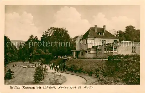 AK / Ansichtskarte Heiligenstadt_Eichsfeld Kneippbad St. Martin Heiligenstadt_Eichsfeld