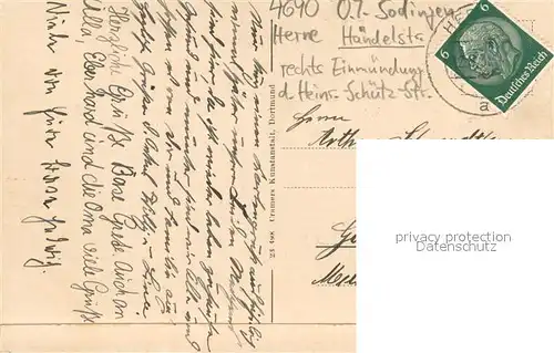 AK / Ansichtskarte Sodingen Schulstrasse Sodingen