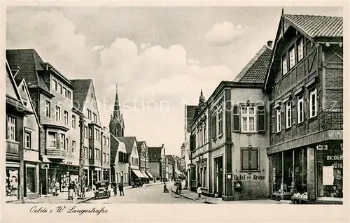 AK / Ansichtskarte Oelde Langestrasse Feldpost Oelde