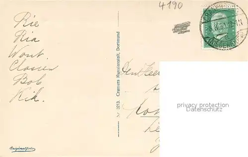 AK / Ansichtskarte Cleve_Kleve_Bad Partie am Kermisdahl 