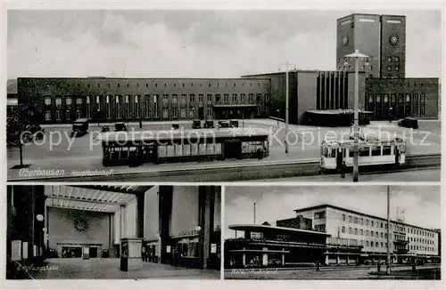 AK / Ansichtskarte Oberhausen Hauptbahnhof Emfangshalle Hotel Ruhrland  Oberhausen