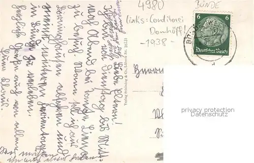 AK / Ansichtskarte Buende_Westfalen Adolf Hitlerstrasse Buende_Westfalen