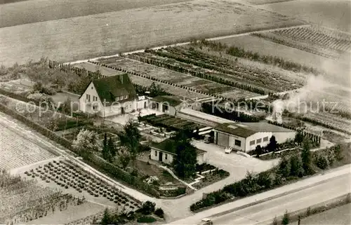 AK / Ansichtskarte Bad_Sassendorf Helmut von der Straten Qualitaetsbaumschulen Fliegeraufnahme Bad_Sassendorf