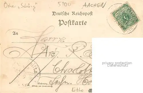 AK / Ansichtskarte Aachen oecher Schaeng Aachen