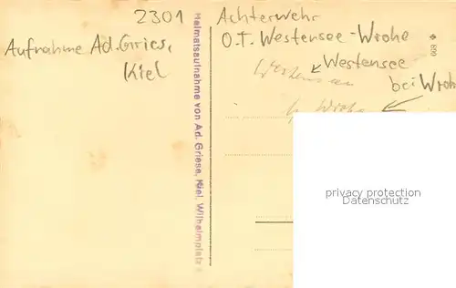 AK / Ansichtskarte Kiel Achterwehr Westensee Wrohe Kiel