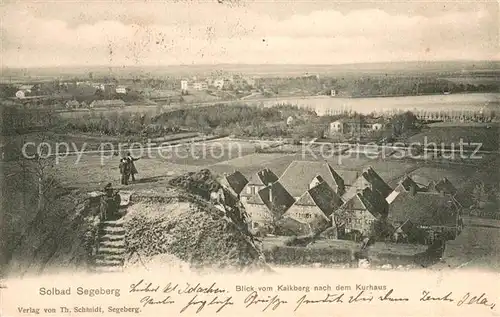 AK / Ansichtskarte Bad_Segeberg Blick vom Kalkberg nach dem Kurhaus Bad_Segeberg