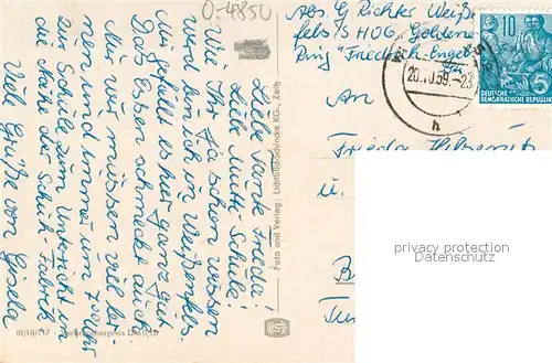 AK / Ansichtskarte Weissenfels_Saale Friedrich Engels Strasse Weissenfels_Saale