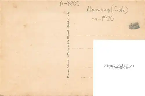 AK / Ansichtskarte Naumburg__Saale Halleschestrasse Oststrasse Barbaraplatz 