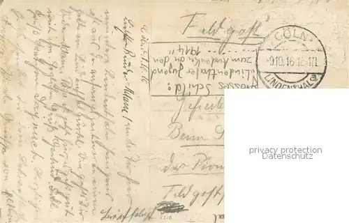 AK / Ansichtskarte Lindenthal_Koeln Lindenthaler Jugend Gruppenaufnahme Feldpost Lindenthal Koeln