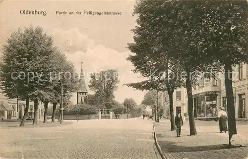 AK / Ansichtskarte Oldenburg_Niedersachsen Partie an der Heiligengeiststrasse Feldpost Oldenburg Niedersachsen