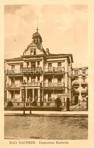 AK / Ansichtskarte Bad_Nauheim Deutsches Kurheim Bad_Nauheim