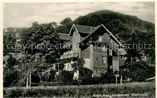 AK / Ansichtskarte Winterburg Hotel Arzt Winterburg