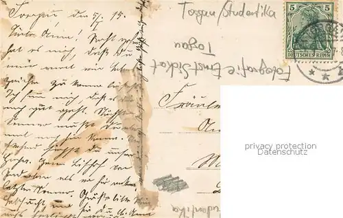 AK / Ansichtskarte Torgau Studentika Torgau
