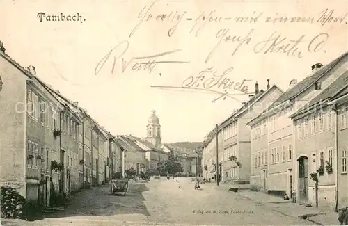 AK / Ansichtskarte Tambach Dietharz Strassenpartie Tambach Dietharz