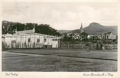 AK / Ansichtskarte Bad_Driburg Caspar Heinrichquelle und Iburg Bad_Driburg