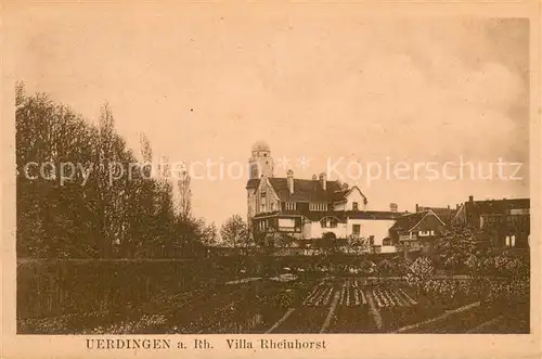 AK / Ansichtskarte Uerdingen_Krefeld Villa Rheinhorst 