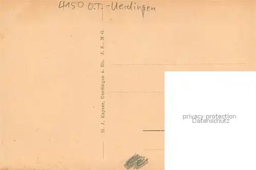 AK / Ansichtskarte Uerdingen_Krefeld Villa Rheinhorst 