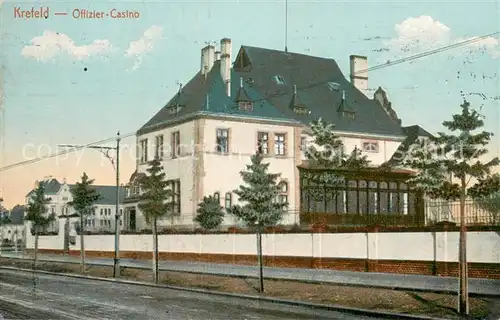 AK / Ansichtskarte Krefeld_Rhein Offizier Casino 