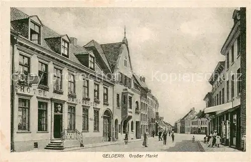 AK / Ansichtskarte Geldern Grosser Markt Hotel Dahlhausen Geldern