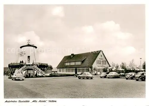 AK / Ansichtskarte Vellern Autobahn Raststaette Alte Muehle Vellern