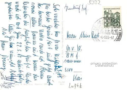 AK / Ansichtskarte Flammersfeld Fliegeraufnahme Flammersfeld