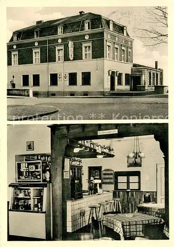 AK / Ansichtskarte Homberg_Niederrhein Hotel Restaurant Vater Rhein Gaststube Bar Homberg Niederrhein