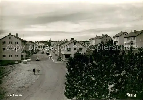 AK / Ansichtskarte Fauske Ortspartie Fauske