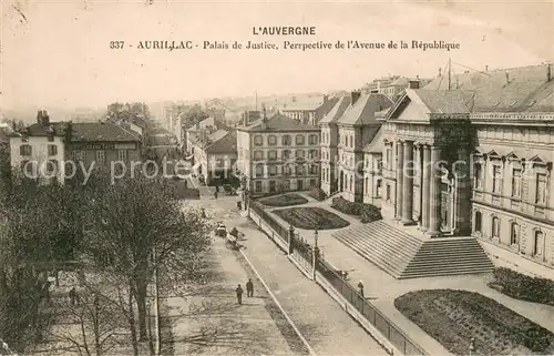 AK / Ansichtskarte Aurillac_15 Palais de Justice Perspective de lAvenue de la Republique 
