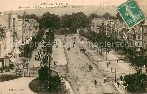 AK / Ansichtskarte Maisons Laffitte_78 Avenue Longueil et du Parc Panorama 