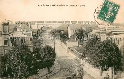 AK / Ansichtskarte Conflans Sainte Honorine Avenue Carnot Conflans Sainte Honorine