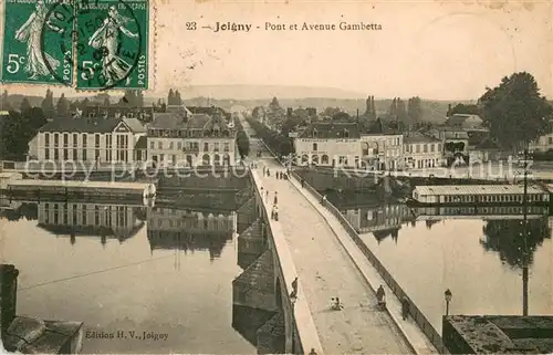 AK / Ansichtskarte Joigny_89_Yonne Pont et Avenue Gambetta 