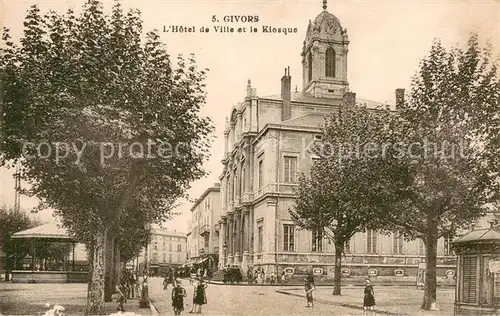 AK / Ansichtskarte Givors_69 Hotel de Ville et le Kiosque 