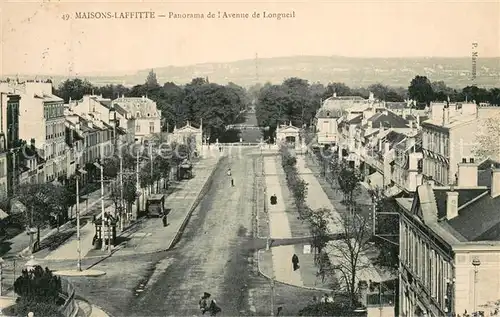 AK / Ansichtskarte Maisons Laffitte_78 Panorama de lAvenue de Longueil 