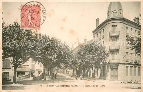 AK / Ansichtskarte Saint Chamond_42 Avenue de la Gare 