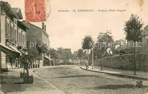 AK / Ansichtskarte Annonay Avenue Marc Seguin Annonay