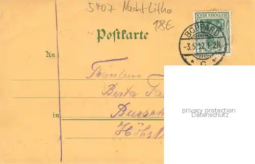 AK / Ansichtskarte Boppard_Rhein Schloss Marienberg Boppard Rhein