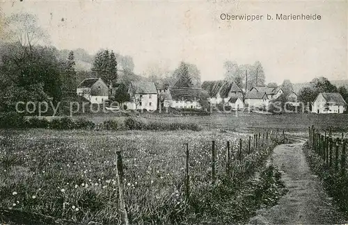 AK / Ansichtskarte Oberwipper_Marienheide Teilansicht 