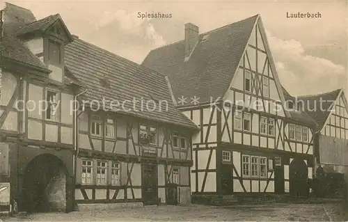 AK / Ansichtskarte Lauterbach_Hessen Spiesshaus Lauterbach Hessen