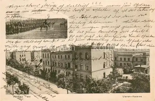 AK / Ansichtskarte Hanau_Main Ulanen Kaserne Hanau_Main