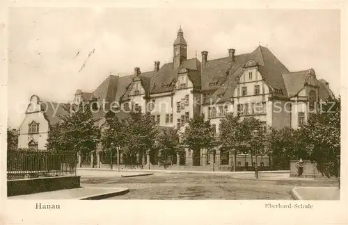 AK / Ansichtskarte Hanau_Main Eberhard Schule Hanau_Main