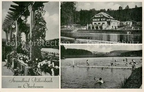 AK / Ansichtskarte Ortenberg_Hessen Strandbad Hillersbach Ortenberg Hessen