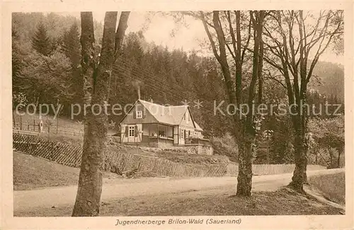 AK / Ansichtskarte Brilon Jugendherberge Brilon Wald Brilon