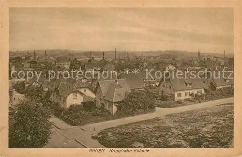 AK / Ansichtskarte Annen_Ennepe Ruhr Kruppsche Kolonie Annen Ennepe Ruhr