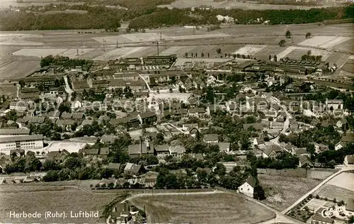 AK / Ansichtskarte Herbede Fliegeraufnahme Herbede