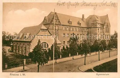 AK / Ansichtskarte Rheine Gymnasium Rheine